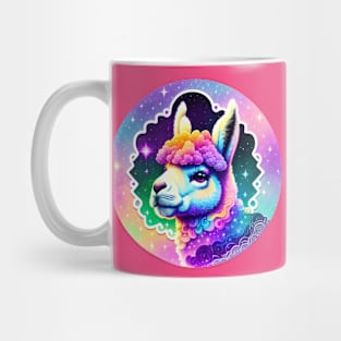 Colorful Cute Llama Funny Alpaca Lovers Mug